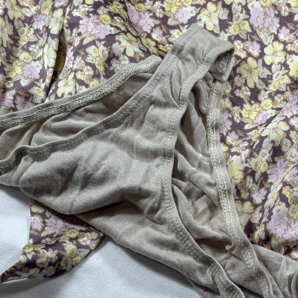 Lulu's Floral Puff Sleeve Blouse Bodysuit Size M - Picture 4 of 7